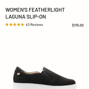 Featherlight Women's Black Laguna Slip-On Sneakers